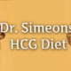 Dr. Simeons HCG Diet